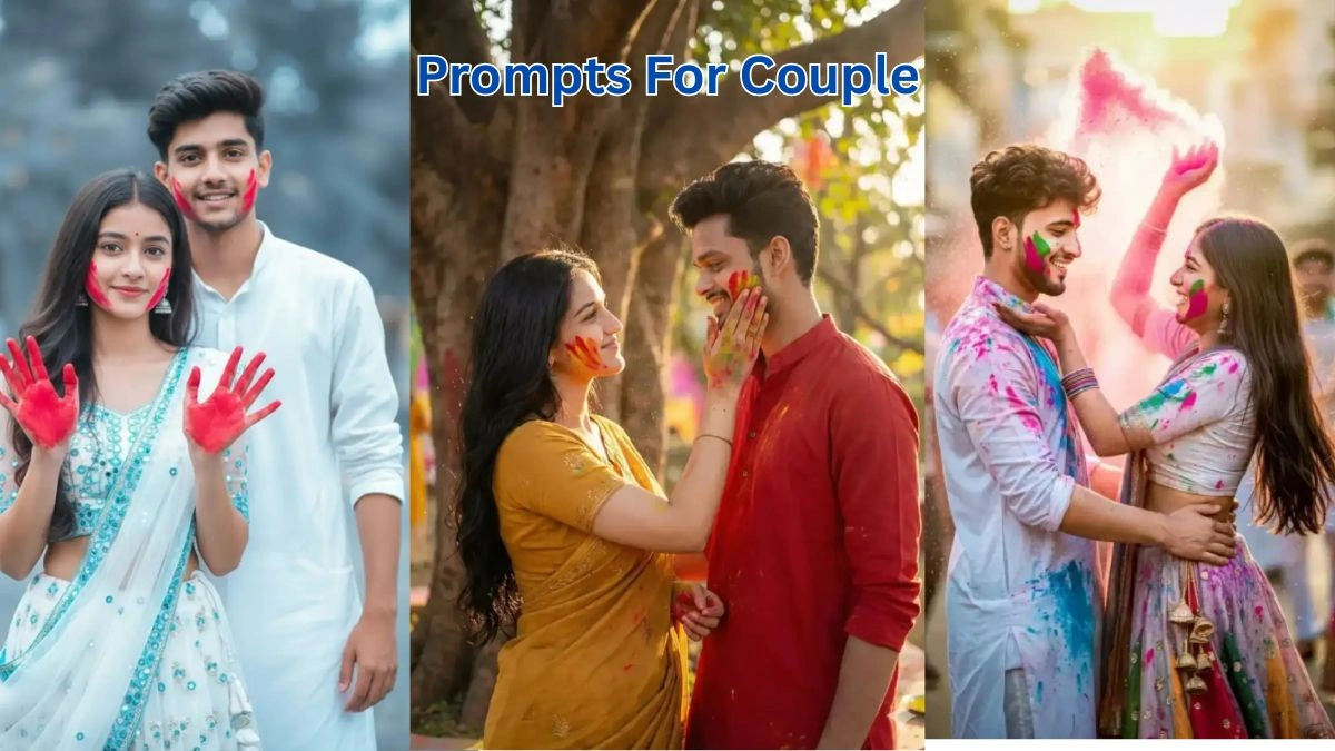 Holi Gemini Prompts for Couple